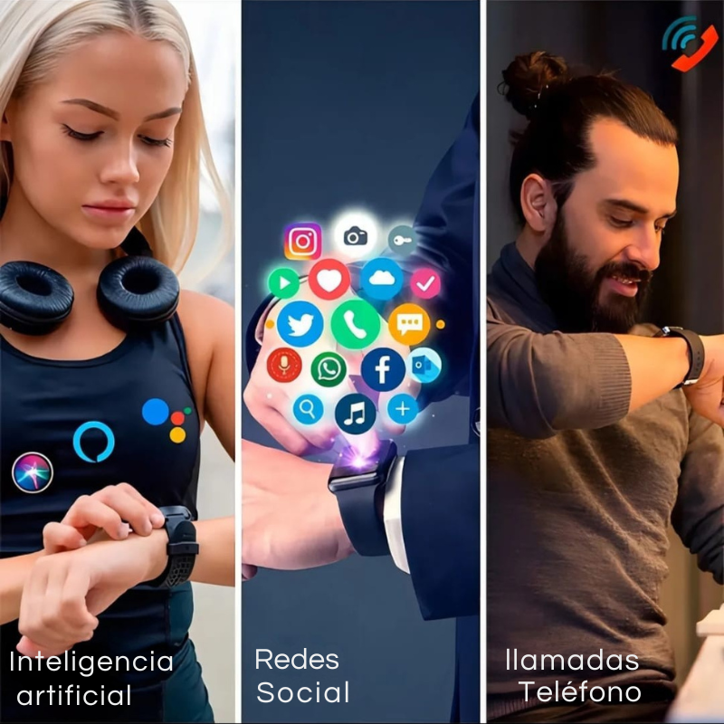 Reloj inteligente T800 Ultra para hombre y mujer con caja de titanio.