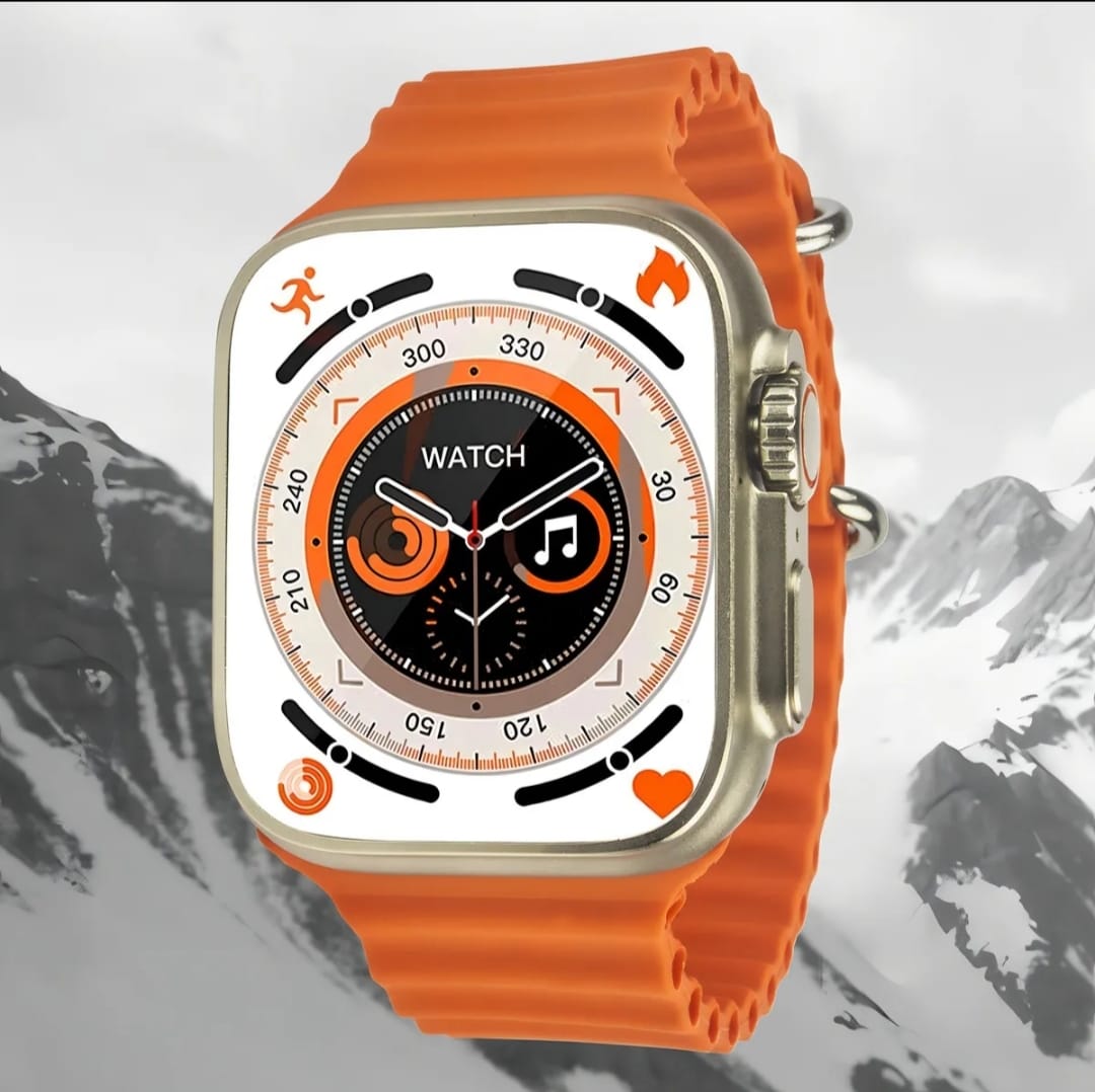 Reloj inteligente T800 Ultra para hombre y mujer con caja de titanio.
