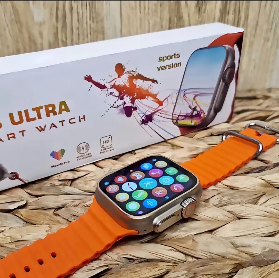 Reloj inteligente T800 Ultra para hombre y mujer con caja de titanio.