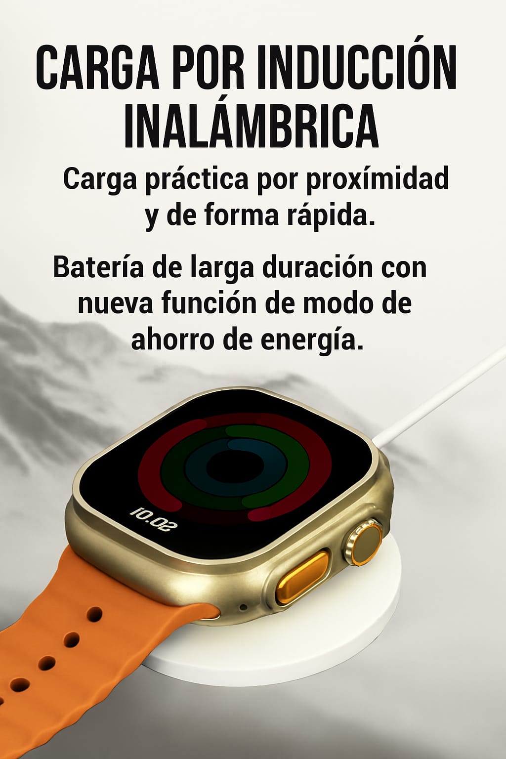 Reloj inteligente T800 Ultra para hombre y mujer con caja de titanio.
